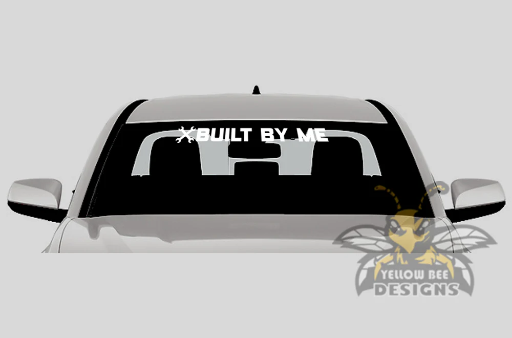 Windshield Graphics Quotes Vinyl Decal Compatible with Toyota Tacoma - Image 26