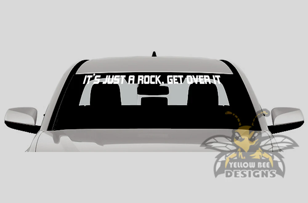 Windshield Graphics Quotes Vinyl Decal Compatible with Toyota Tacoma - Image 7