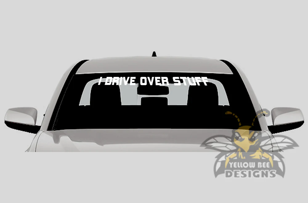 Windshield Graphics Quotes Vinyl Decal Compatible with Toyota Tundra - Image 12
