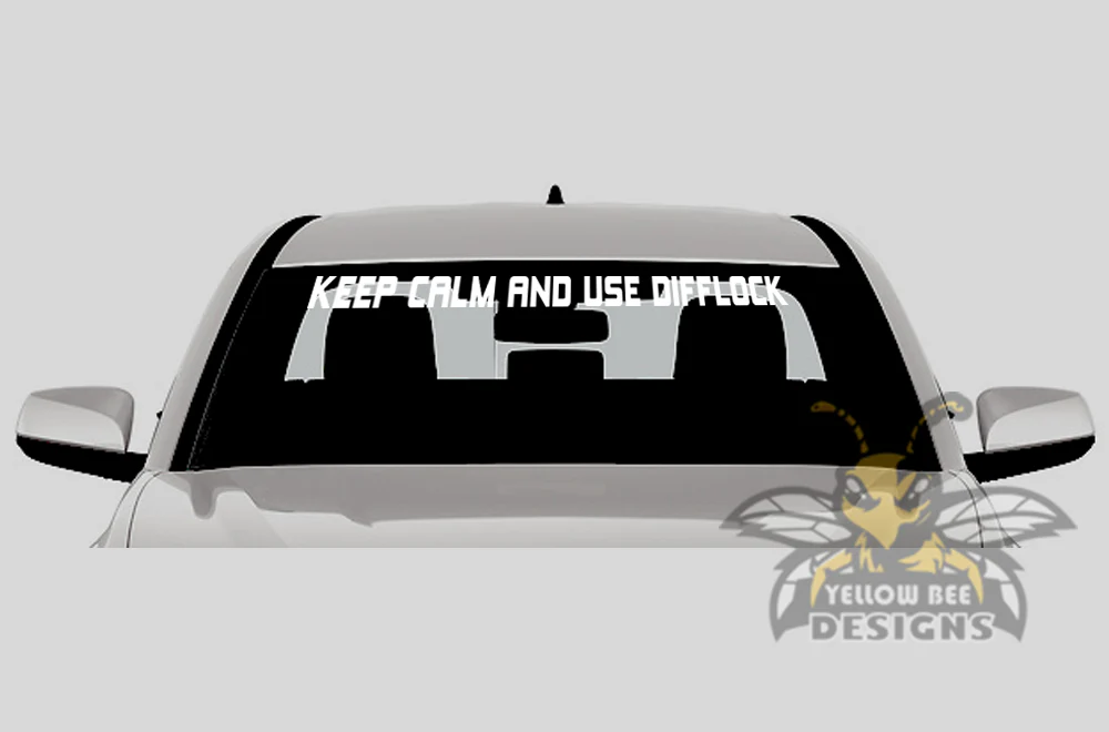 Windshield Graphics Quotes Vinyl Decal Compatible with Toyota Tundra - Image 22