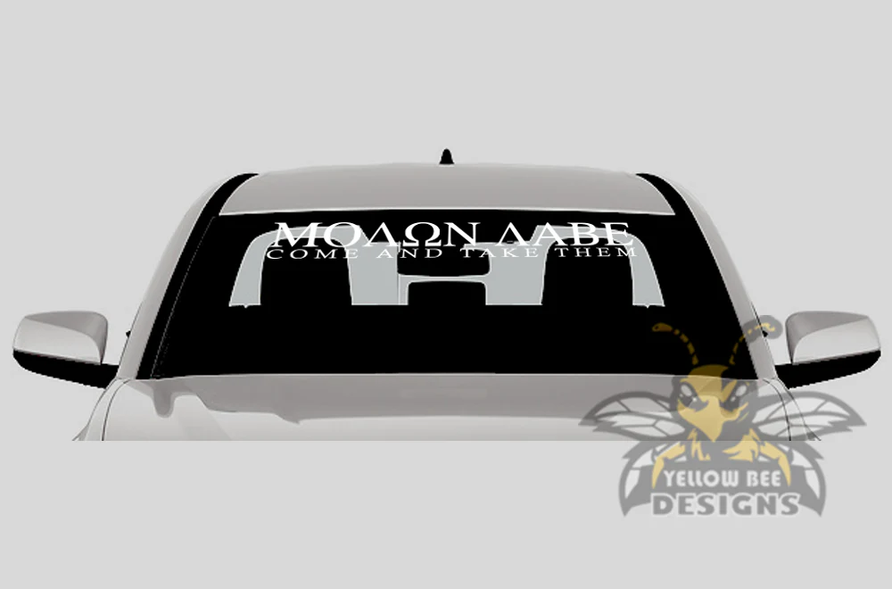Windshield Graphics Quotes Vinyl Decal Compatible with Toyota Tundra - Image 24